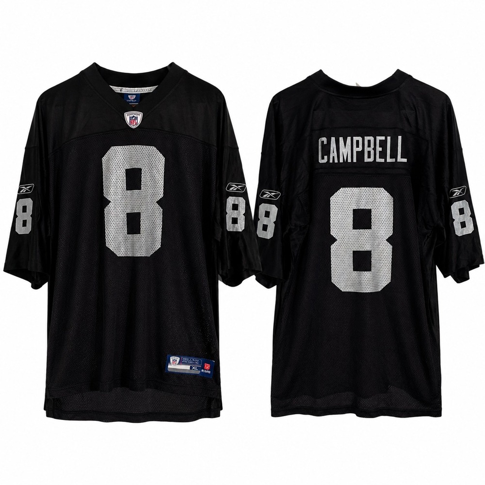 Reebok Oakland Raiders Jason Campbell Jersey Size XL Football NFL #8